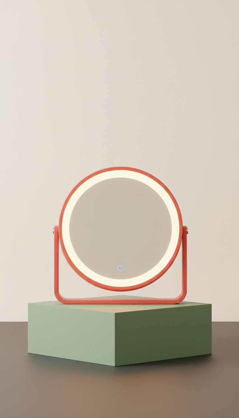 Ceramic Touch Lamp With Dimmable Glow